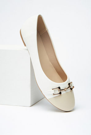 Embellished Slip-On Round Toe Ballerina Shoes-mxwomen-shoes-ballerinas-2