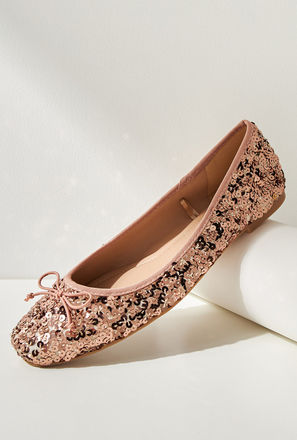 Embellished Slip-On Ballerina Shoes-mxwomen-shoes-ballerinas-0