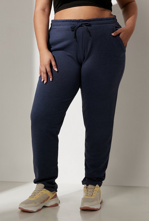 Full Length Track Pants  with Pocket Detail and Drawstring
