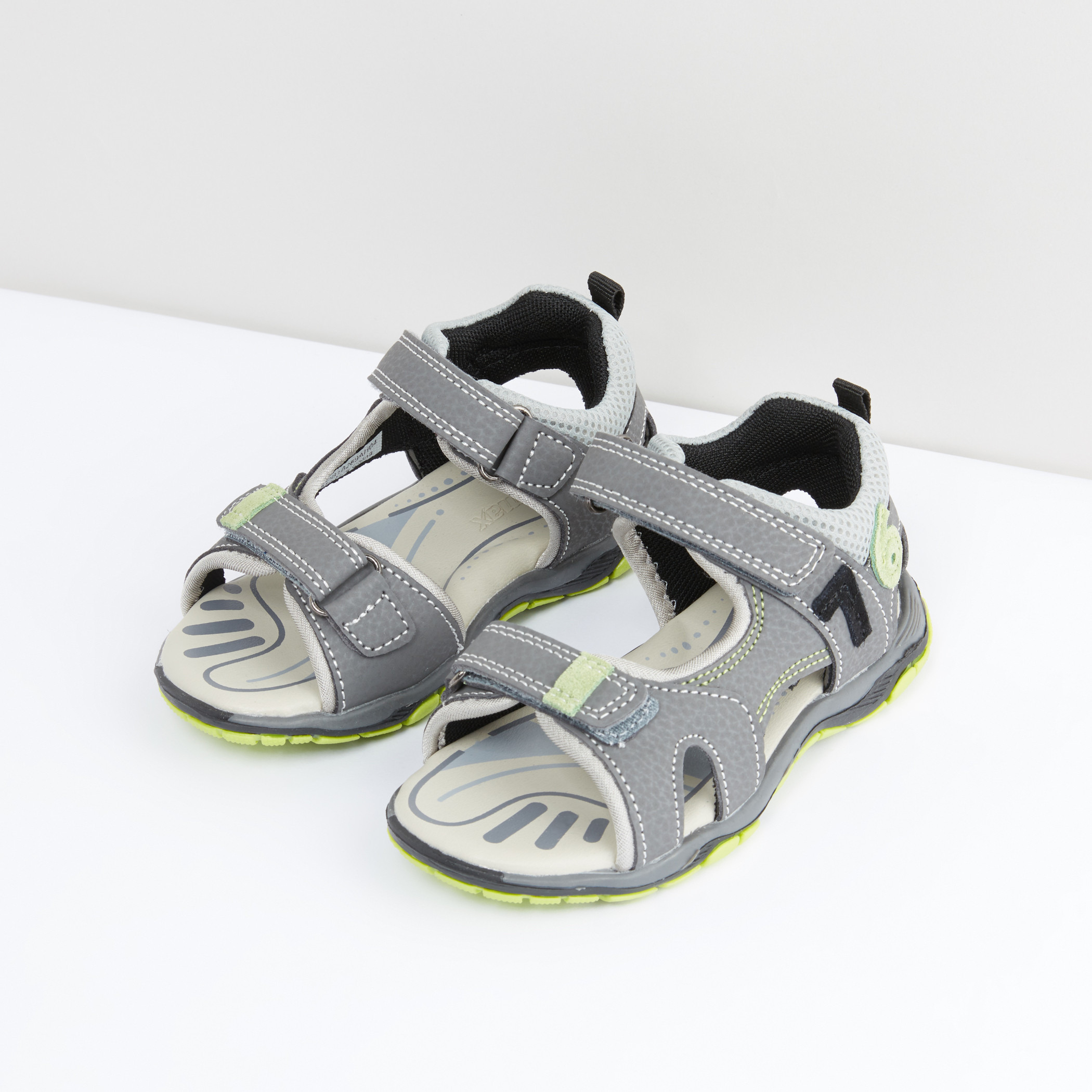 Buy Boys Grey Casual Floaters Online | SKU: 47-4600-14-31-Metro Shoes