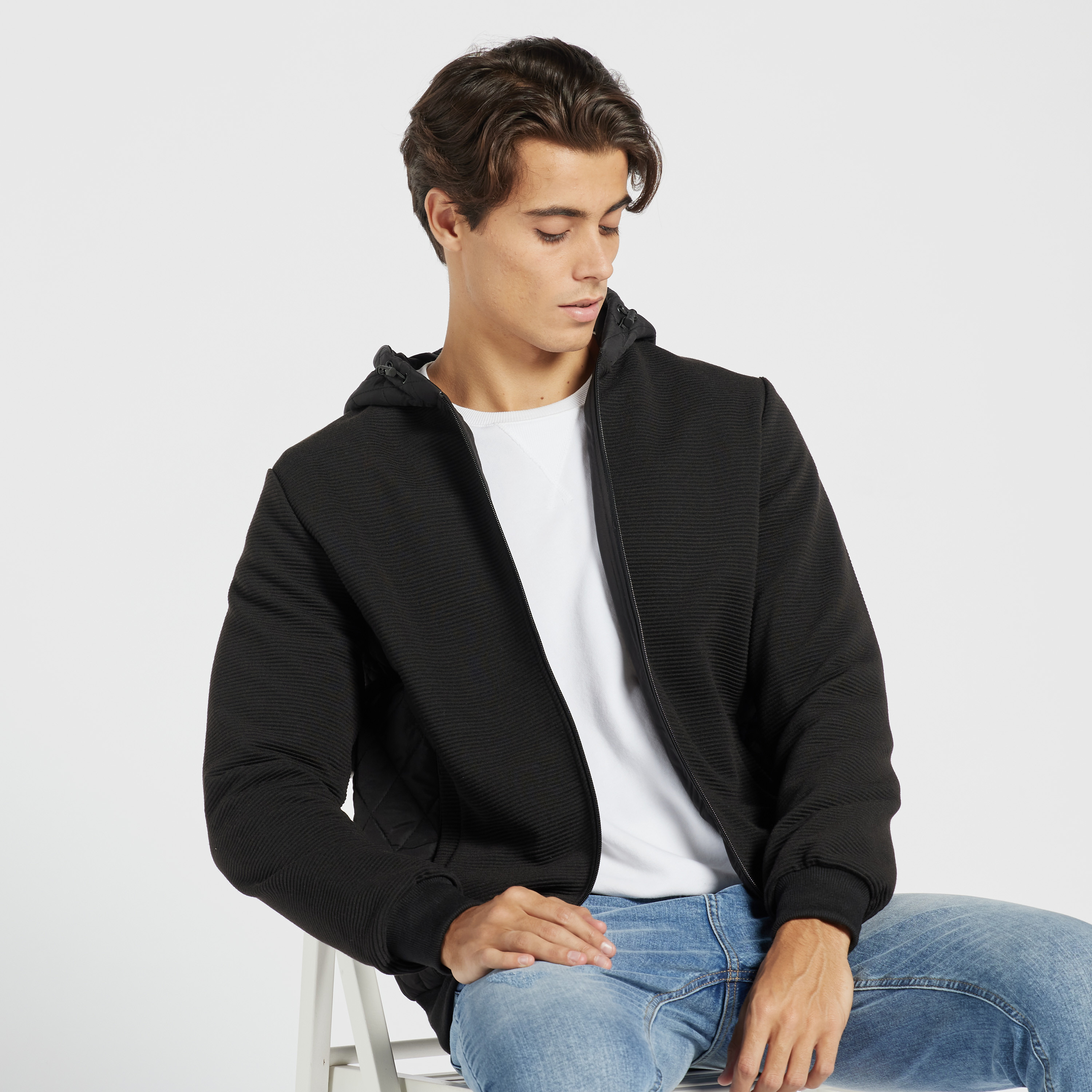 Element textured outlet hoodie