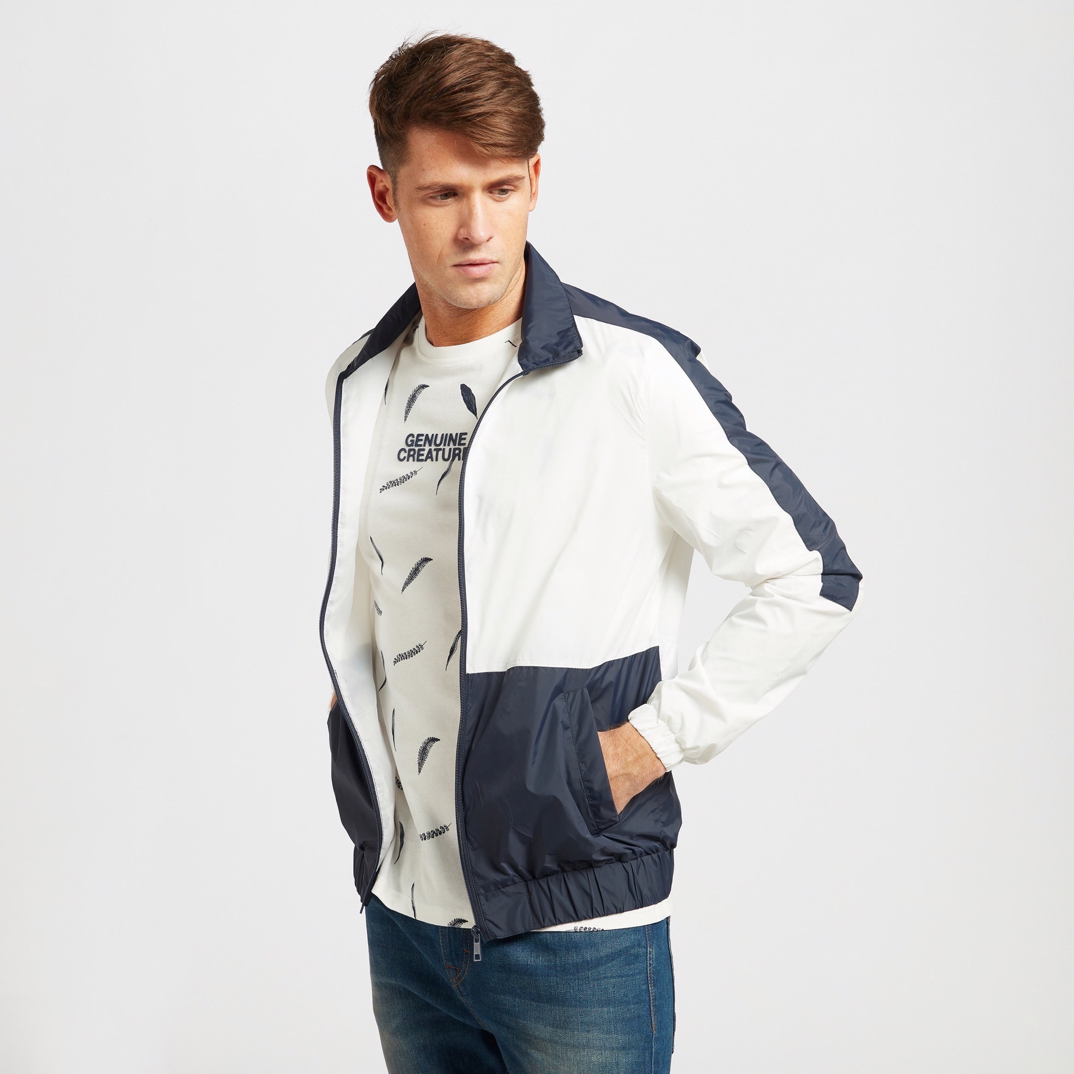 Panelled windbreaker 2024