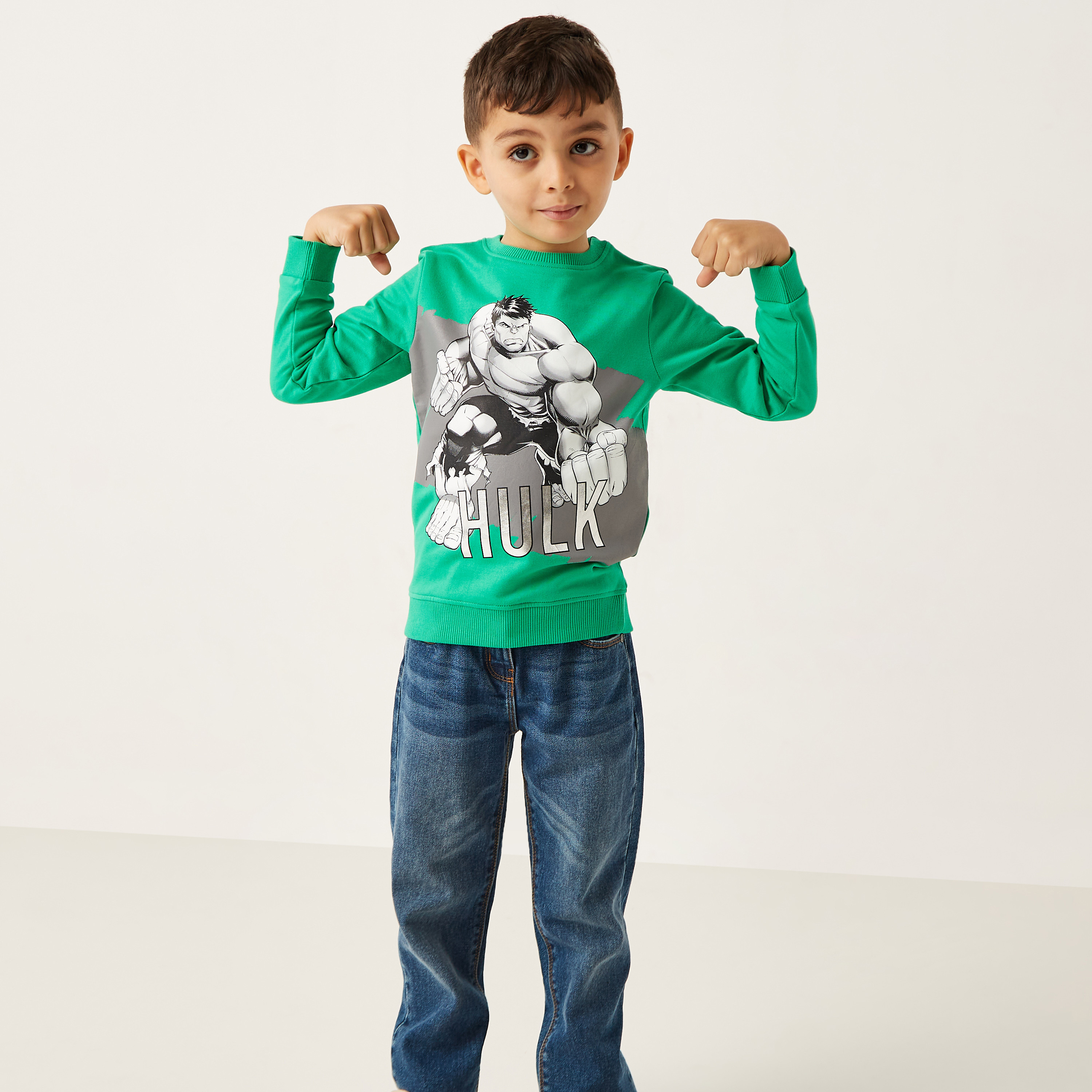 Boys on sale hulk sweatshirt