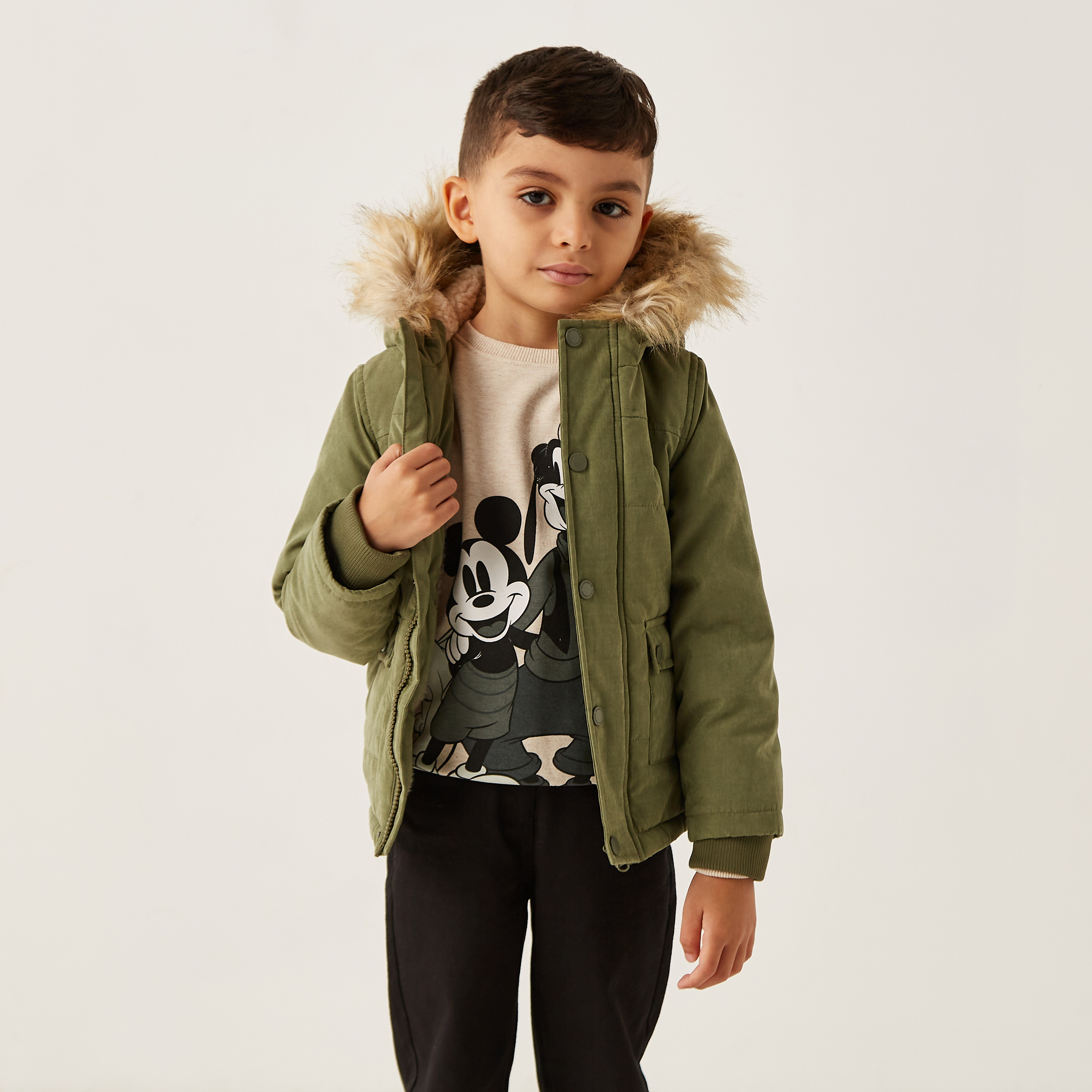 Boys khaki jacket best sale