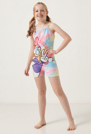 Daisy Duck Printed Swimsuit