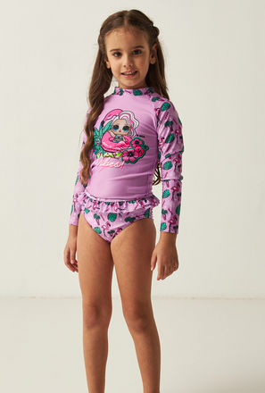 L.O.L. Surprise! Print 2-Piece Swimsuit Set-mxkids-girlstwotoeightyrs-clothing-swimwear-1