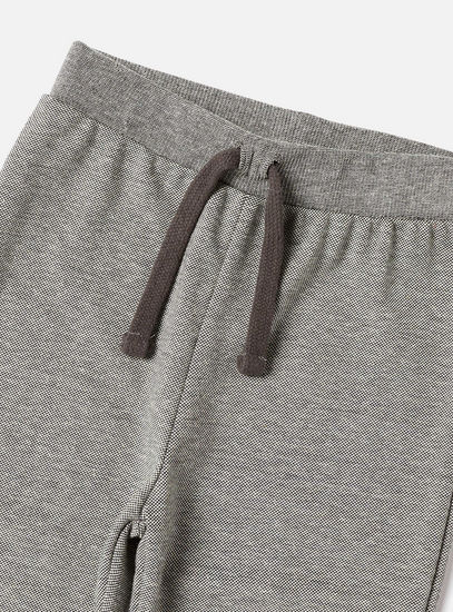 Pique Grindle Joggers with Drawstring Closure