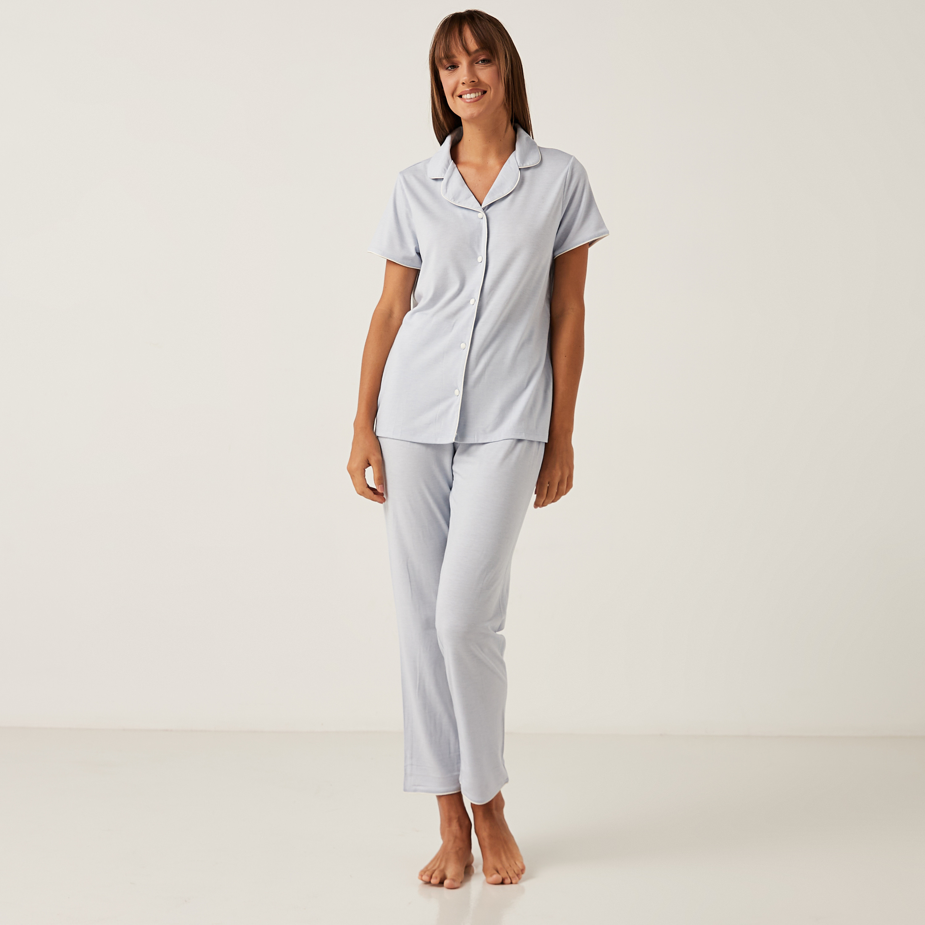 Shop Plain Pyjama Set Online Max UAE