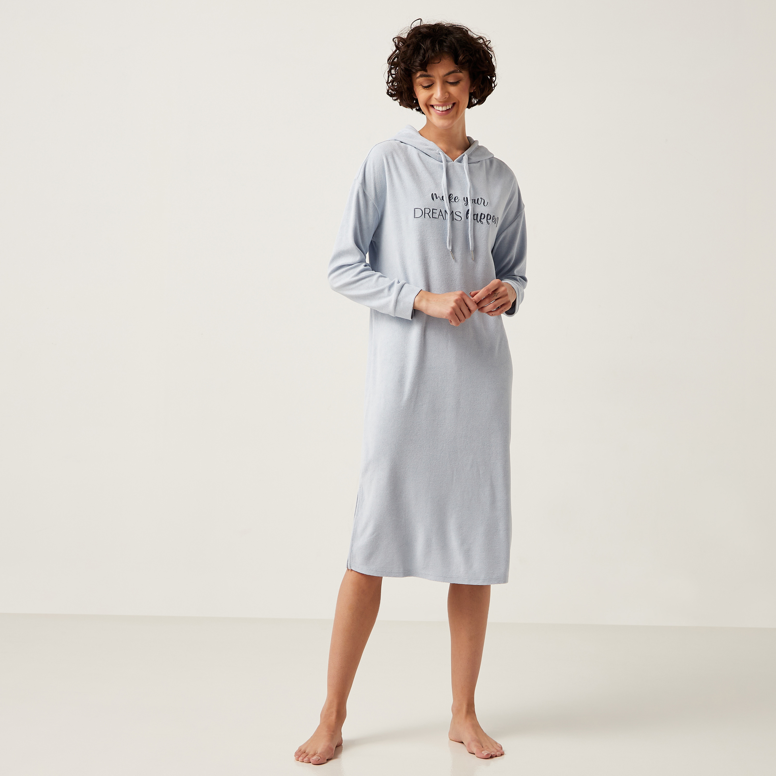 Hoodie night dress best sale