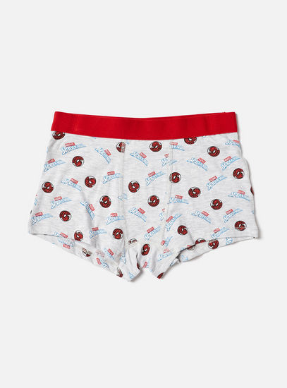 Set of 3 - Spider-Man Print Trunks with Elasticated Waistband-Briefs-image-1