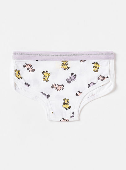 Set of 3 - Snoopy Print Briefs with Elasticated Waistband-Briefs-image-1