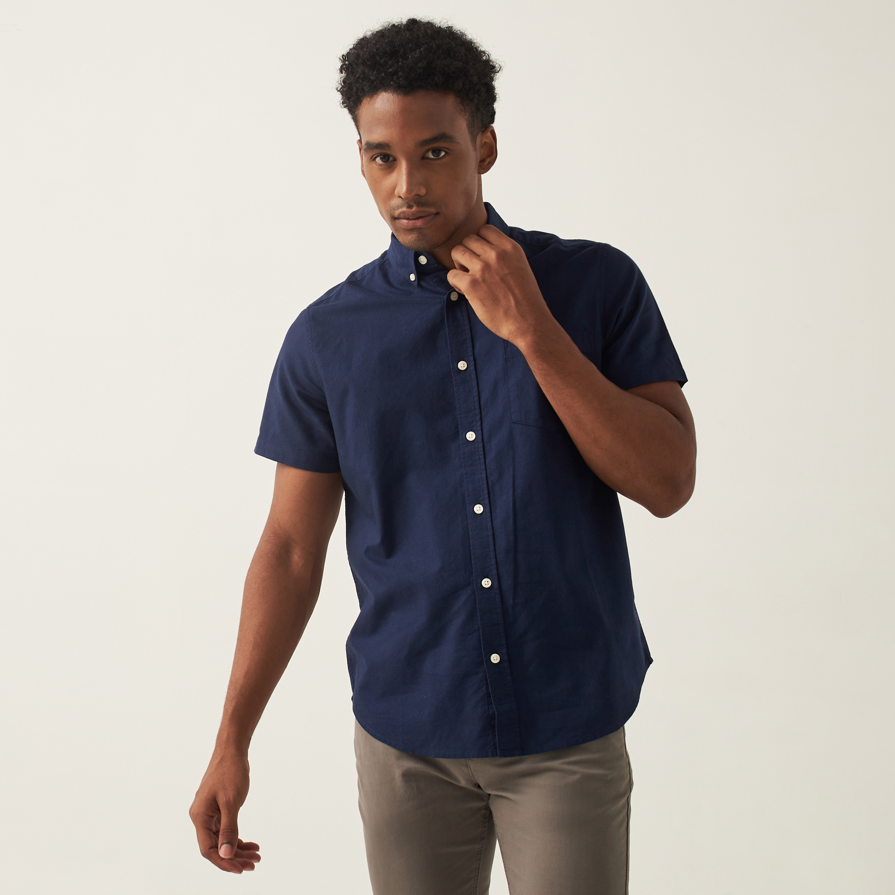 Short sleeve deals collared shirt