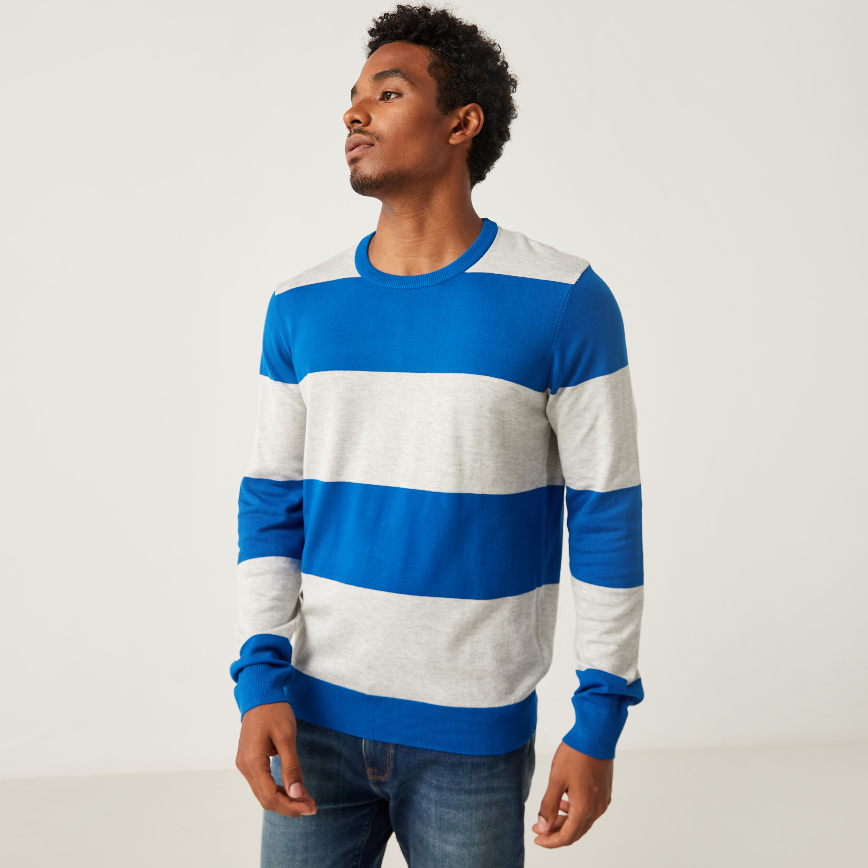 Colour block hotsell sweater mens