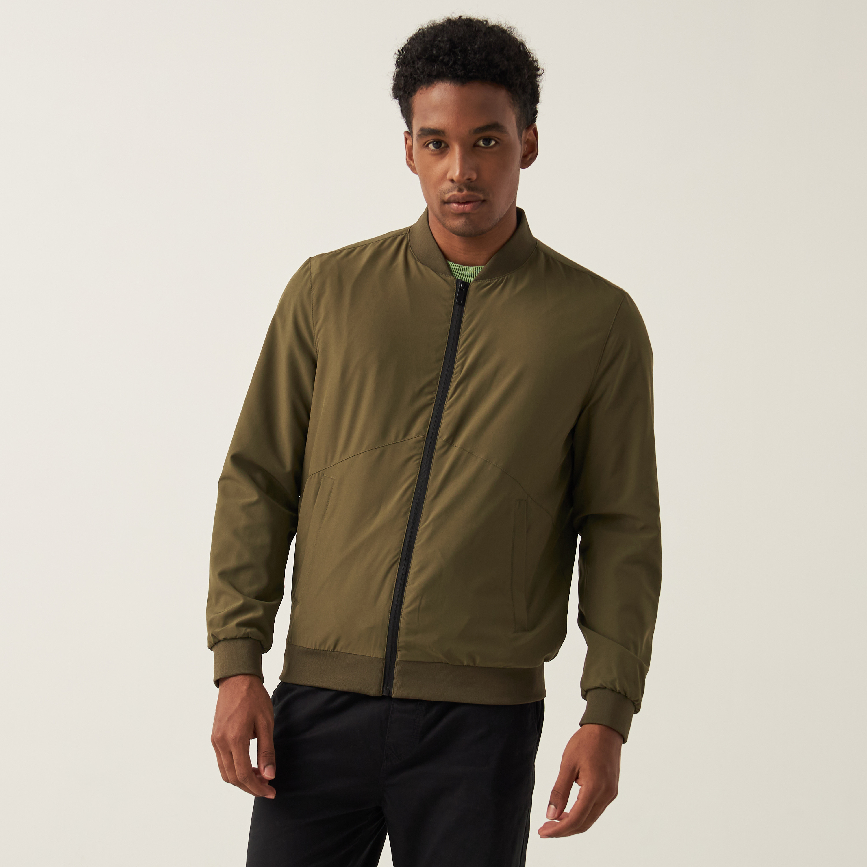 Plain bomber outlet jackets