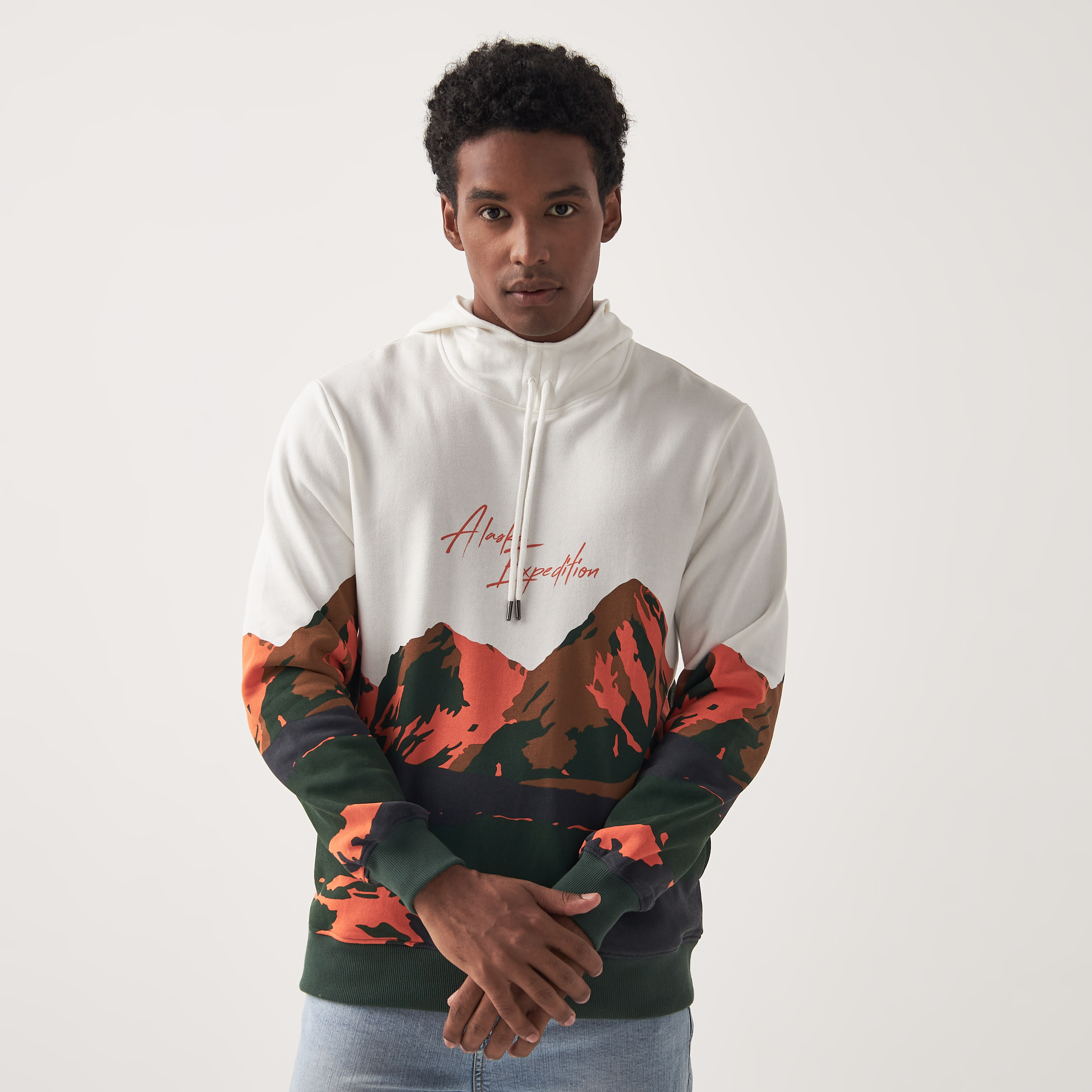 Printed sweatshirt outlet mens