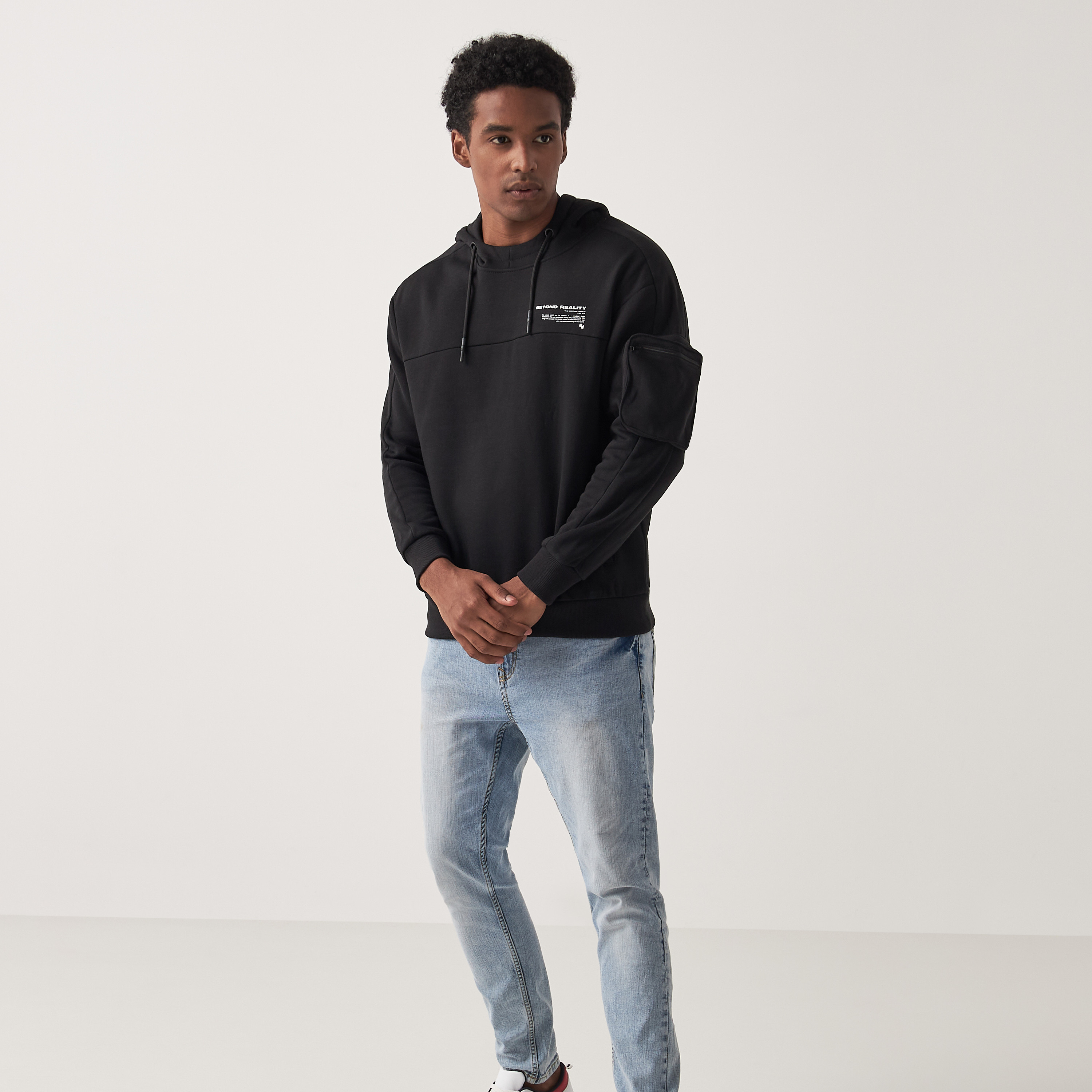 Solid cheap hooded sweatshirts