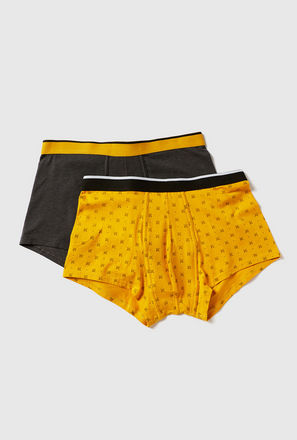 Set of 2 - Assorted Trunks with Elasticated Waistband