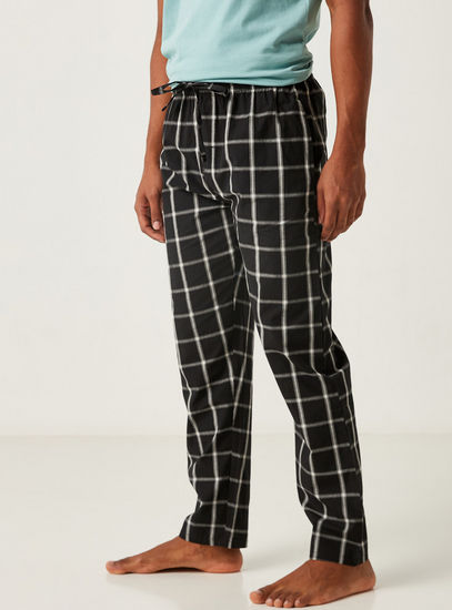 Checked Cotton Pyjamas -Shorts & Pyjamas-image-0