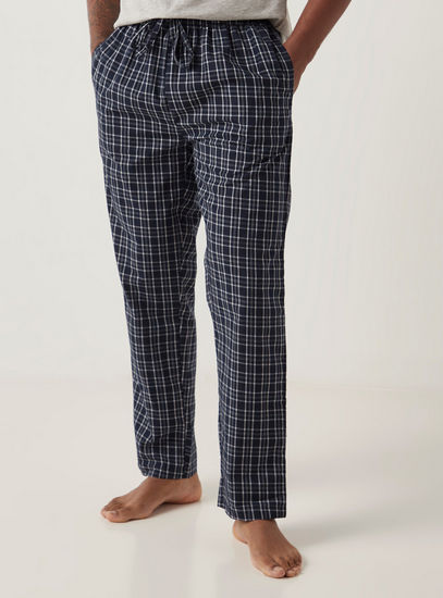 Set of 2 - Assorted Full Length Pyjamas with Drawstring Closure and Pockets