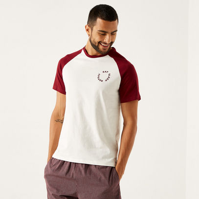 Printed BCI Cotton Raglan Sleeves T-shirt and Shorts Set