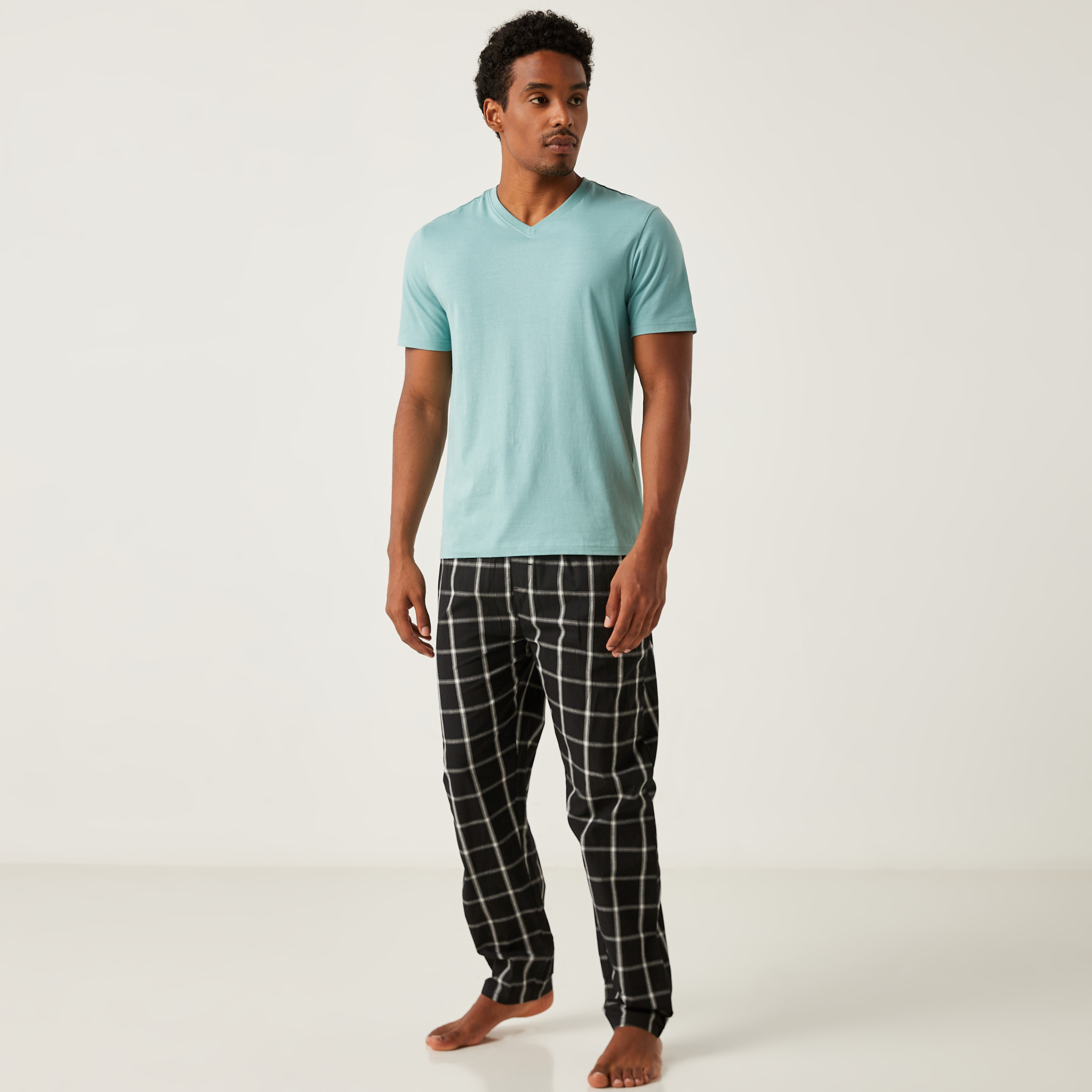 V neck mens discount pyjamas