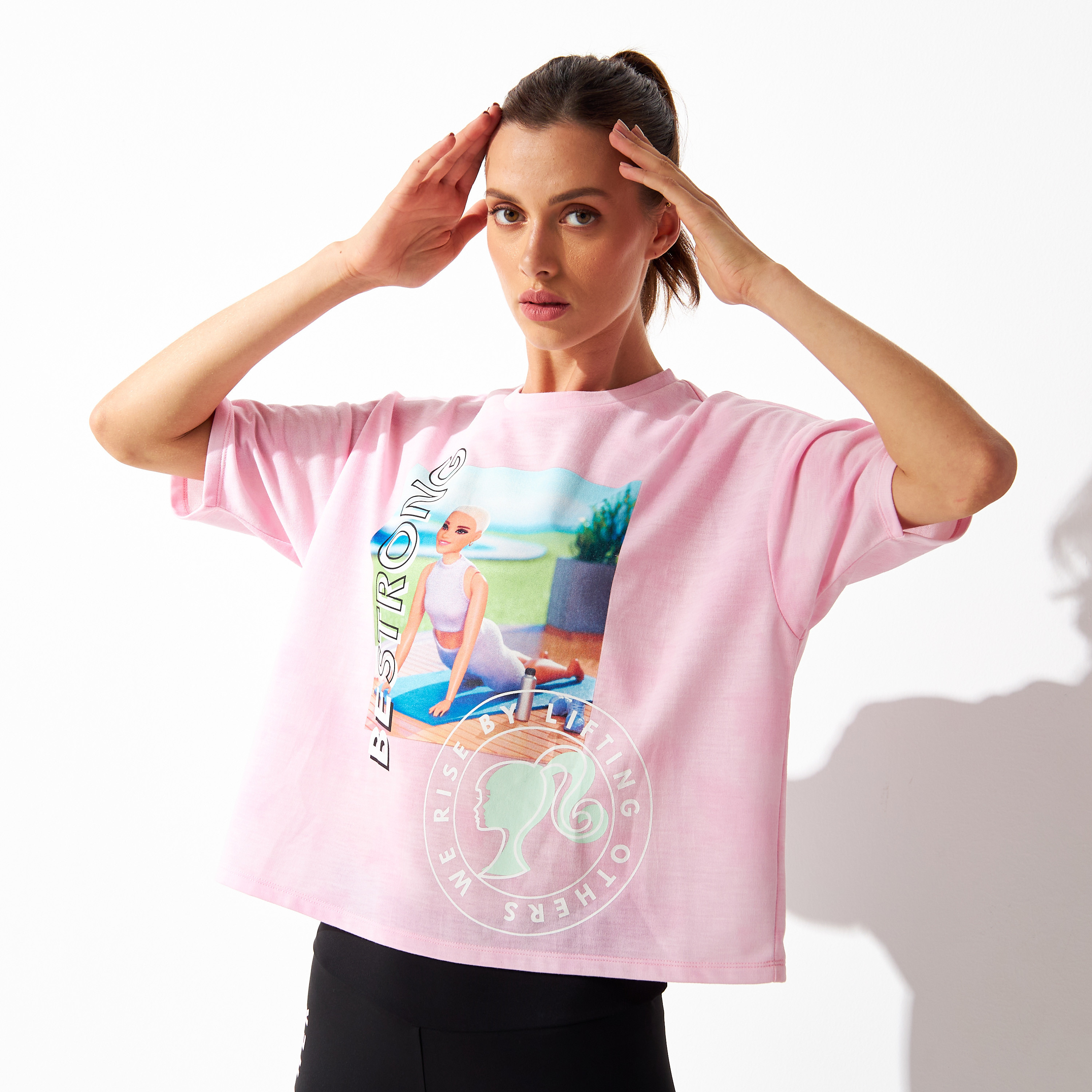 Barbie print store t shirt