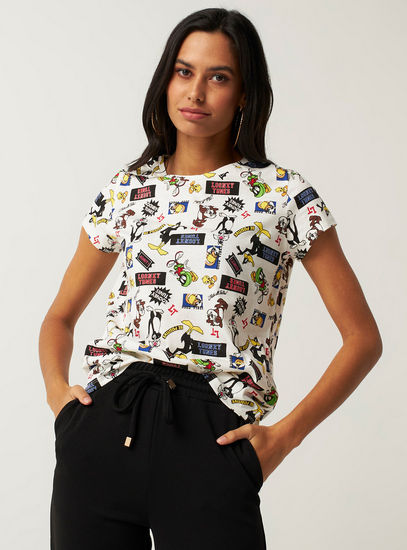 Looney Tunes and Friends Print T-shirt 