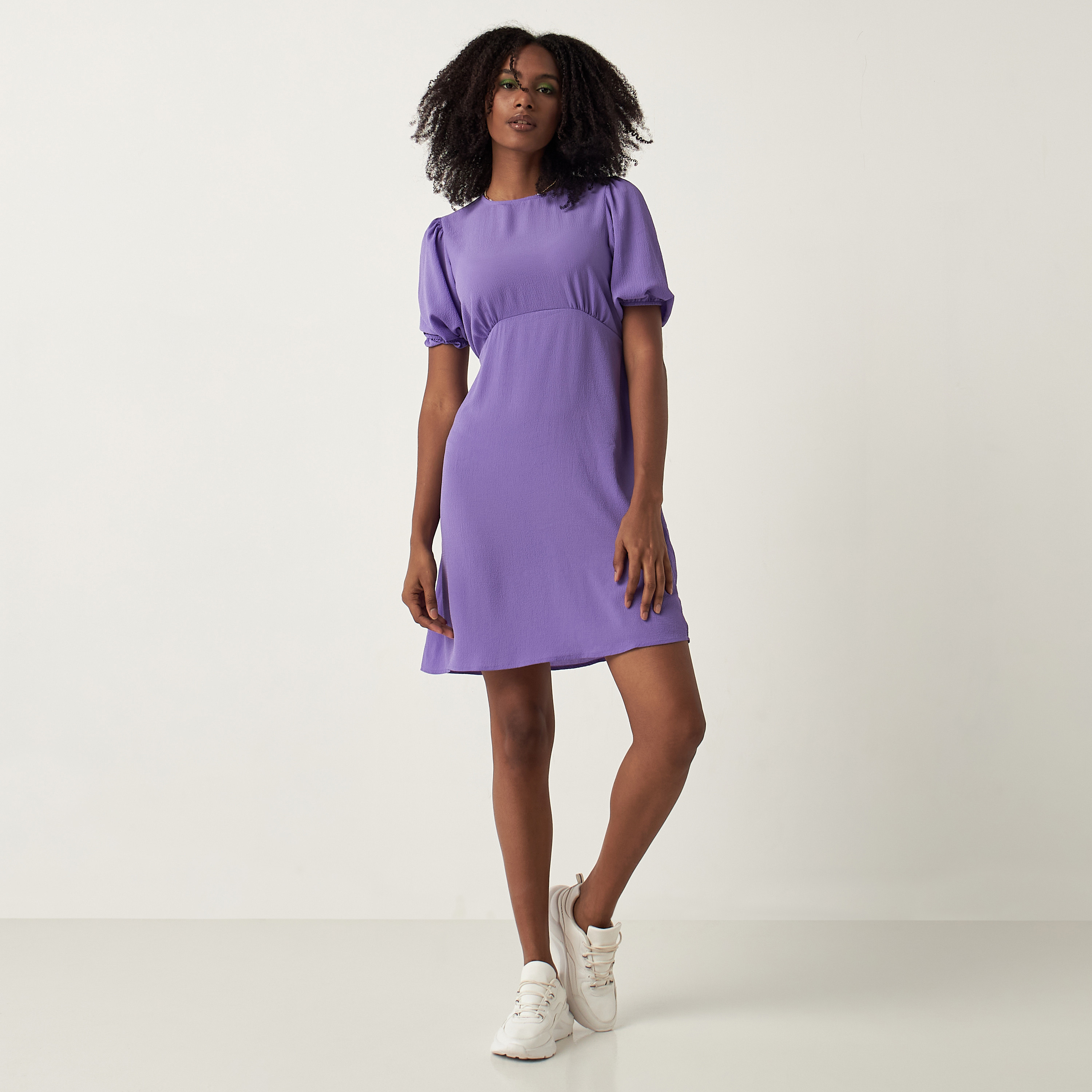 Short sleeve empire waist on sale dress