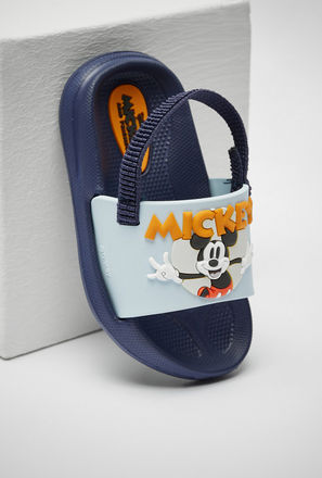 Mickey Mouse Embossed Slingback Beach Slippers-mxkids-babyboyzerototwoyrs-shoes-flipflops-1