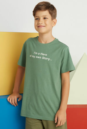 Slogan Print T-shirt-mxkids-boyseighttosixteenyrs-clothing-teesandshirts-tshirts-0
