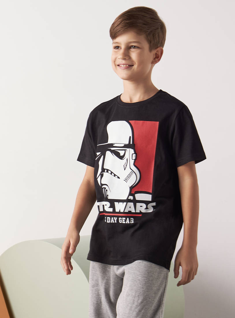 Star Wars Print T-shirt-Tops & T-shirts-image-0