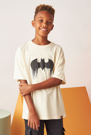 Batman Print T-shirt-mxkids-boyseighttosixteenyrs-clothing-character-topsandtshirts-1