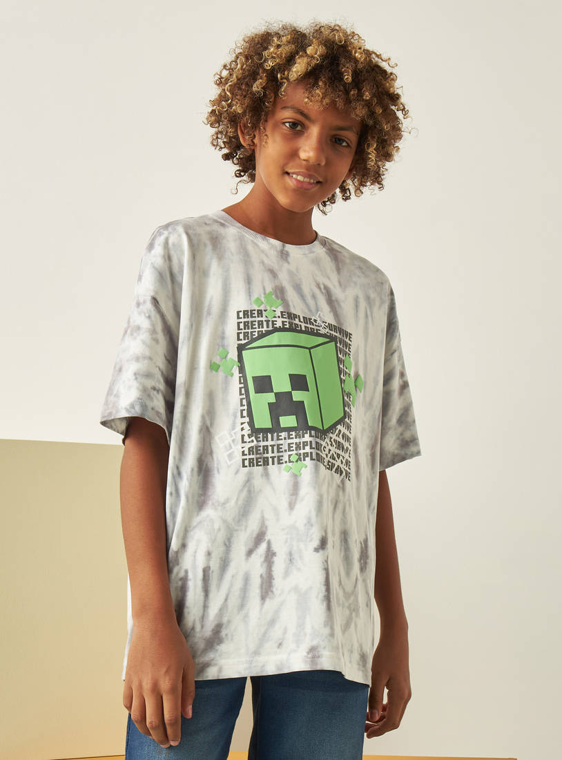 Minecraft Print T-shirt-T-shirts-image-0
