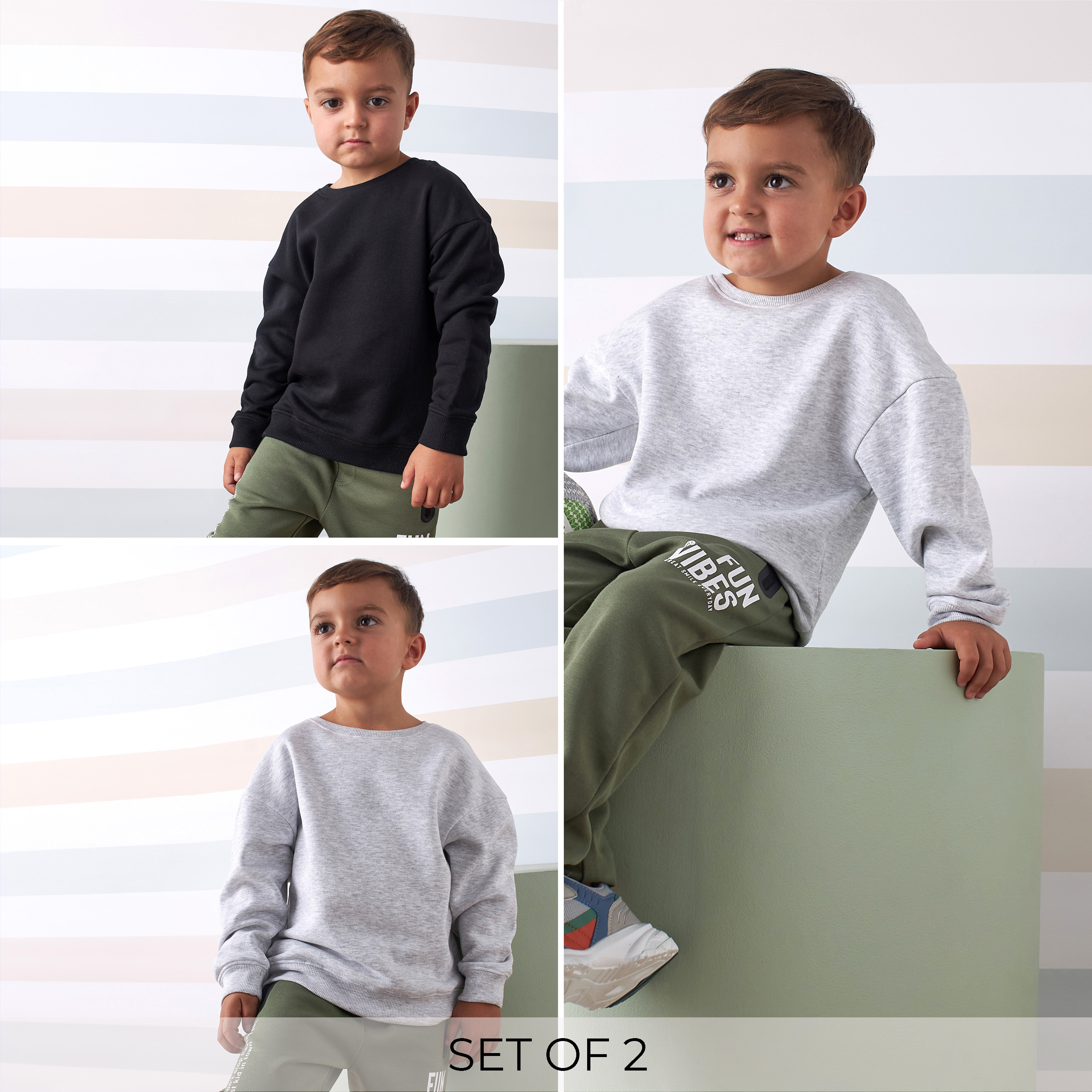 Boys plain outlet sweatshirts