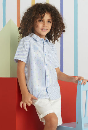 All-Over Print Better Cotton Oxford Shirt-mxkids-boystwotoeightyrs-clothing-teesandshirts-shirts-1