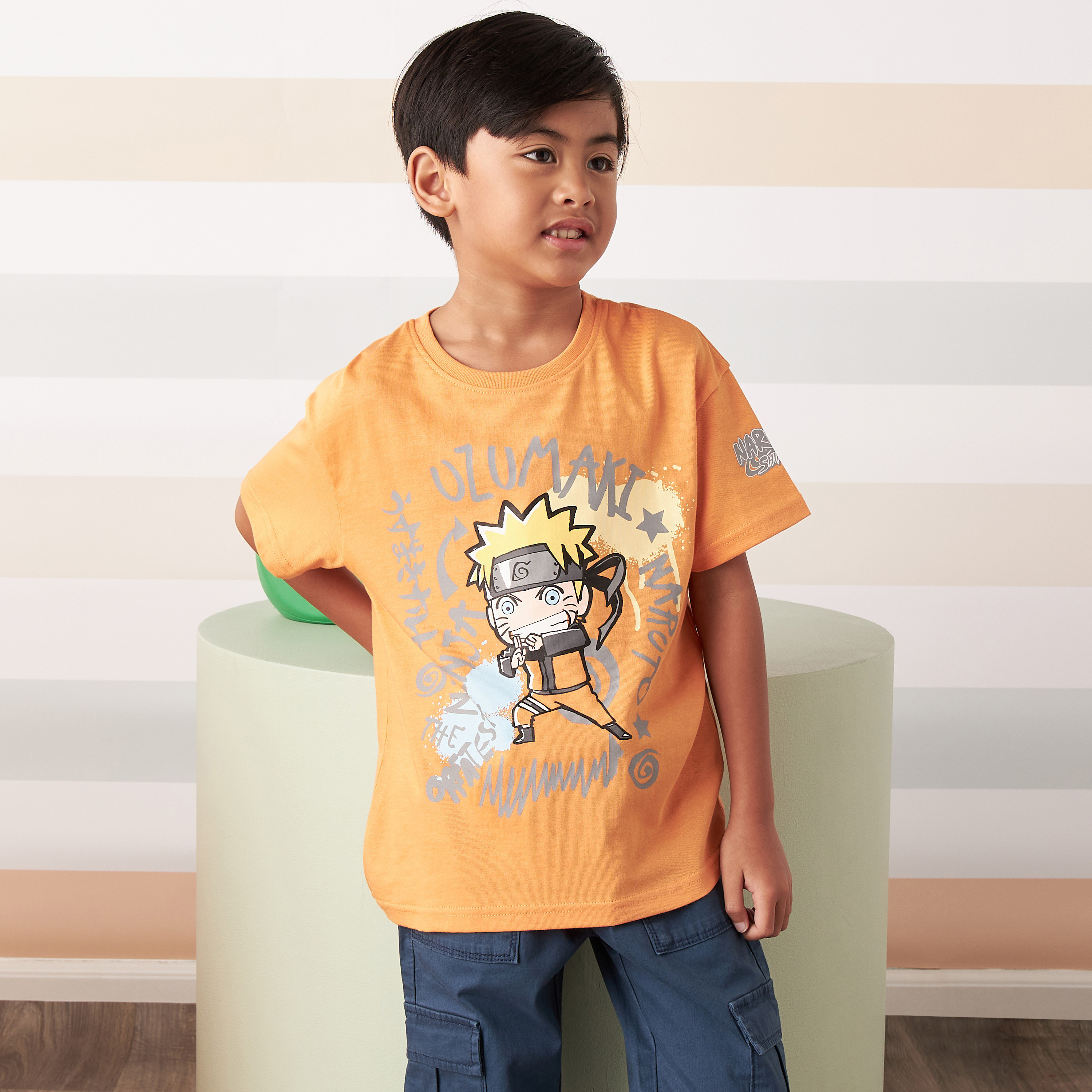 Shop Naruto Print T shirt Online Max Qatar