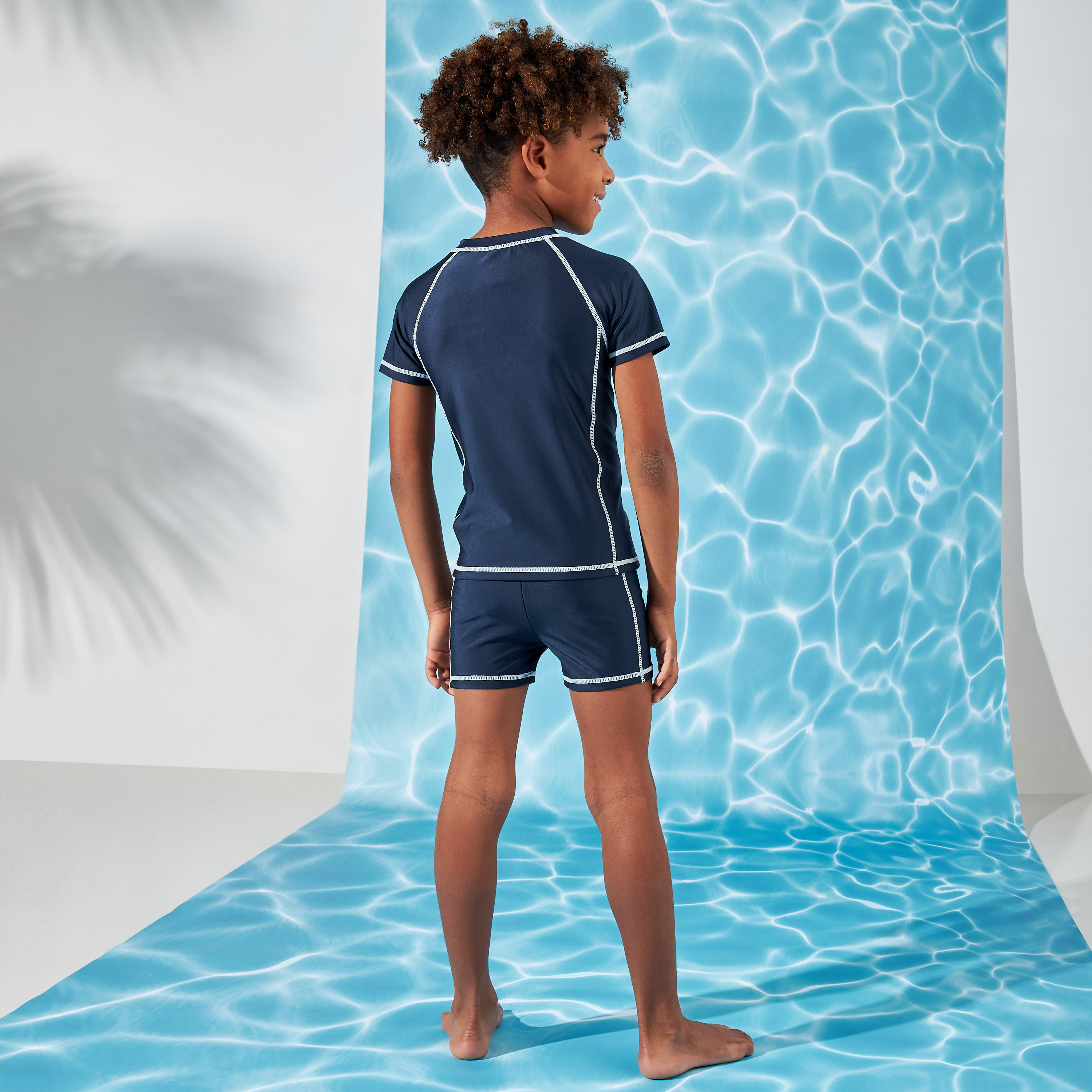 Swimming t shirt 2025 and shorts