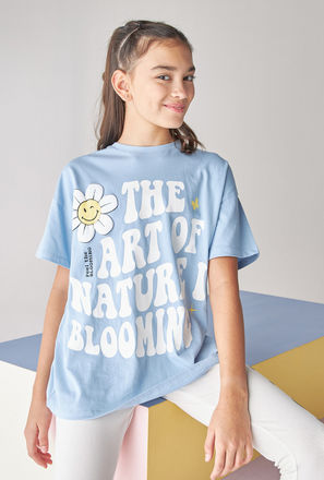 Slogan Print Better Cotton T-shirt-mxkids-girlseighttosixteenyrs-clothing-tops-tshirts-1