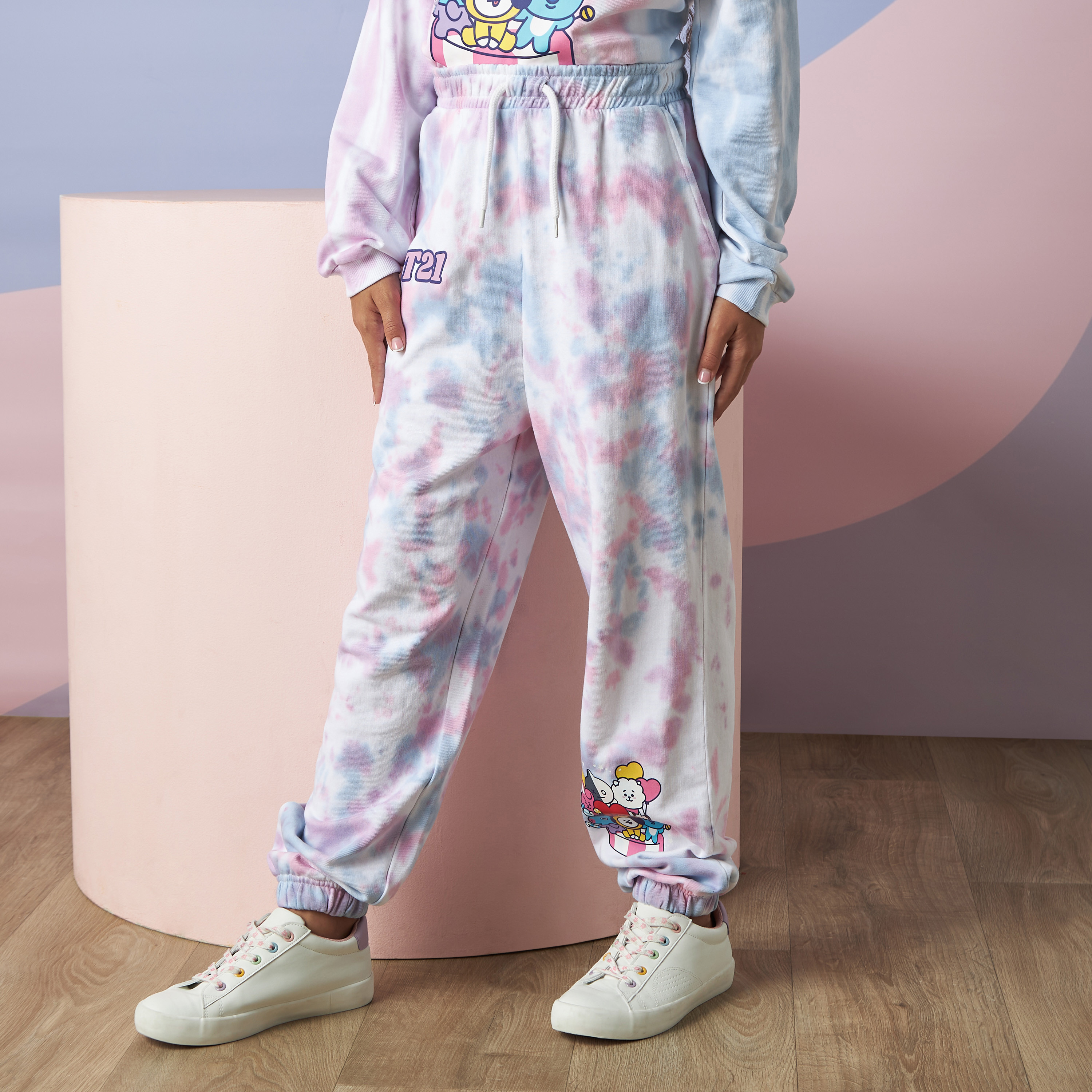 Shop BT21 Print Joggers Online Max Kuwait