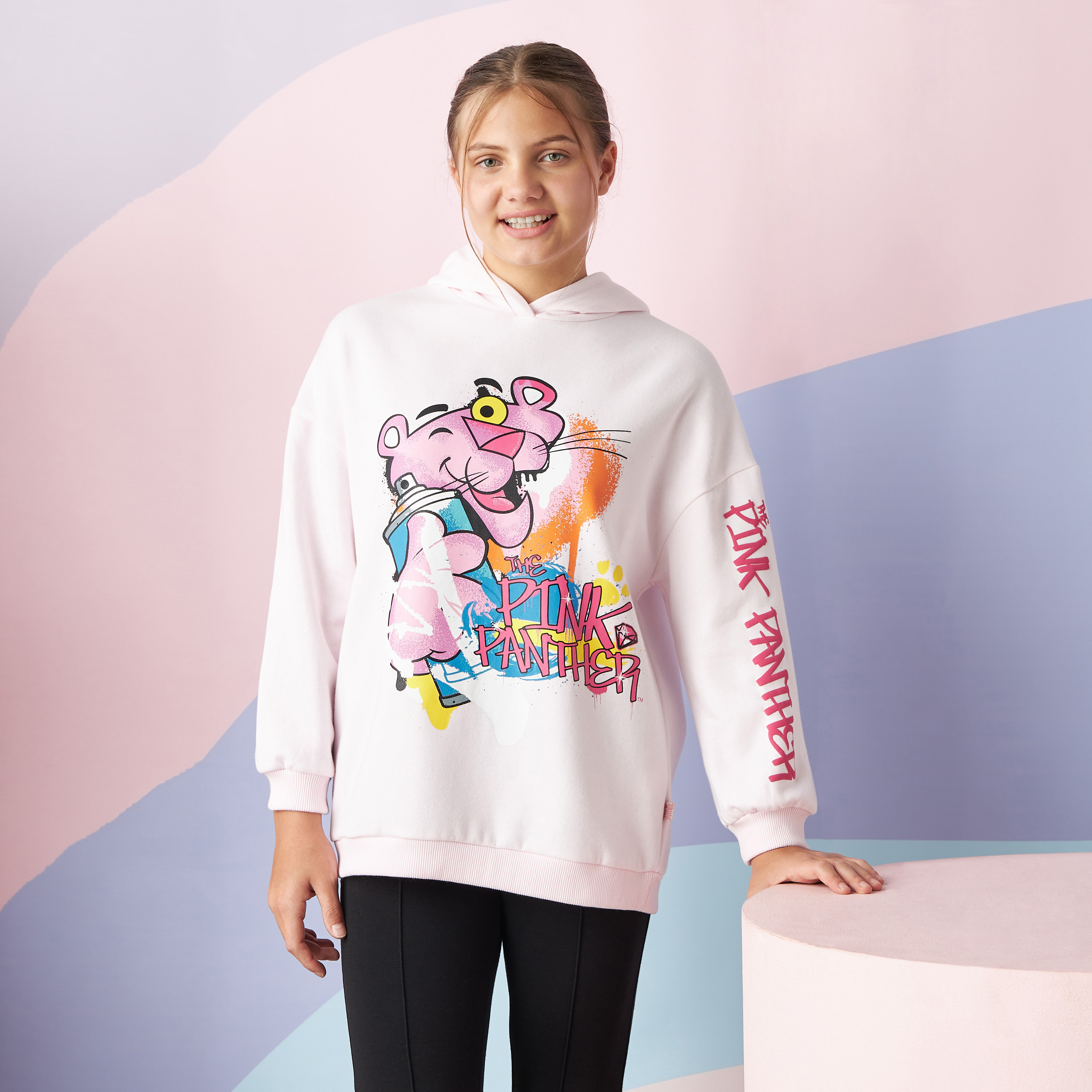 Pink hotsell panther sweatshirt