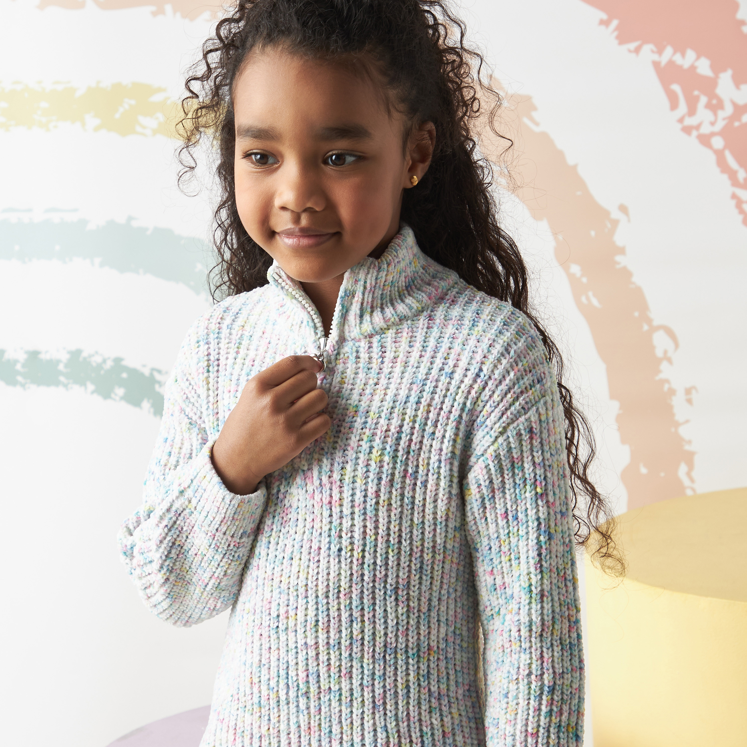 Girls shop chenille sweater