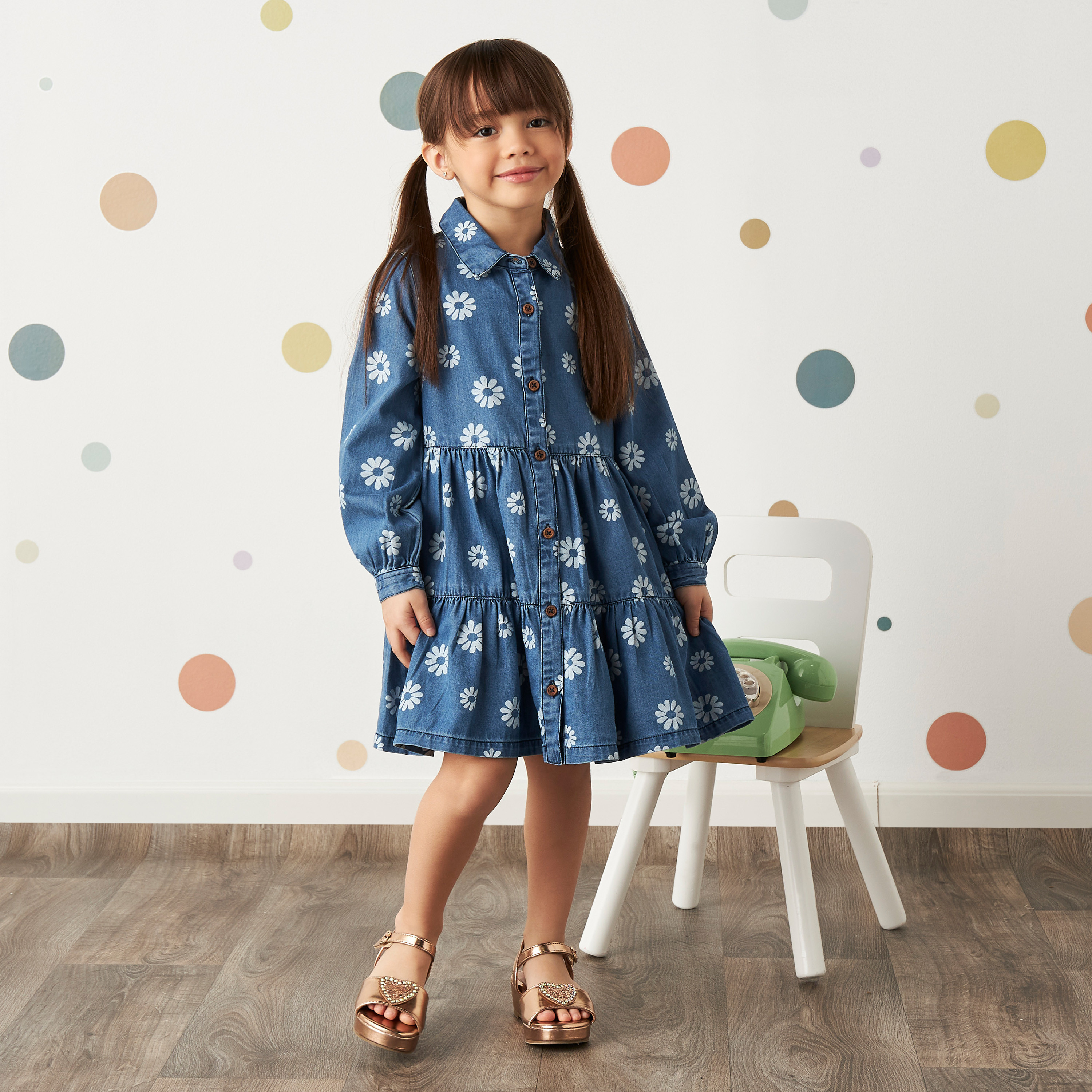 Girls deals shirt dress