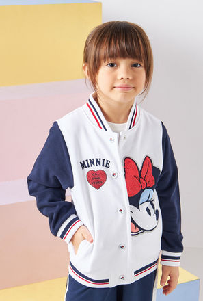 Minnie Mouse Print Varsity Jacket-mxkids-girlstwotoeightyrs-clothing-coatsandjackets-jackets-1