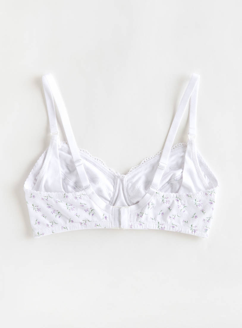 Shop All-Over Floral Print Non-Padded Maternity Bra Online