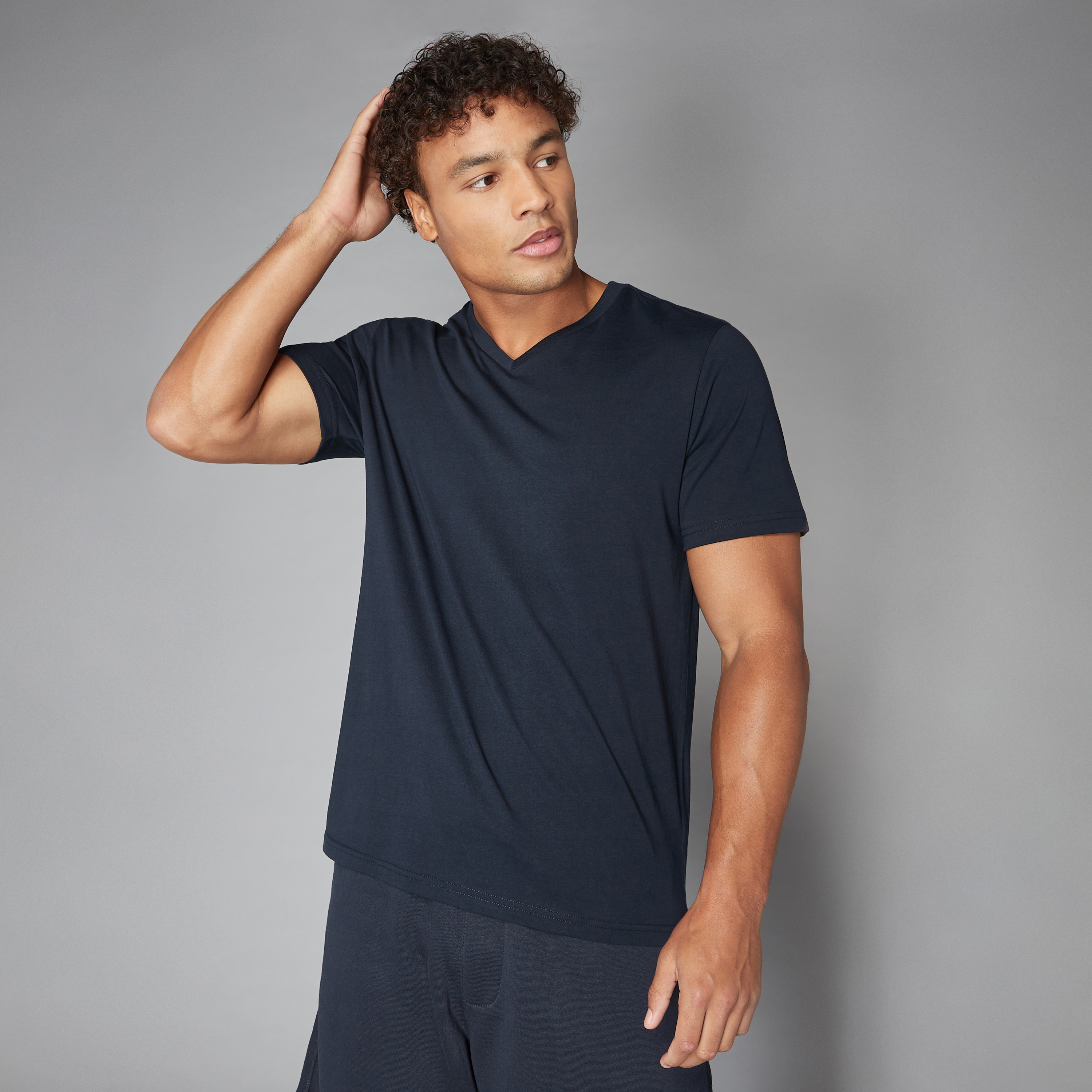 Plain v neck 2025 t shirts online