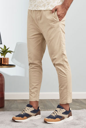 Plain Pants with Elasticated Waist-mxmen-clothing-bottoms-pants-slim-0