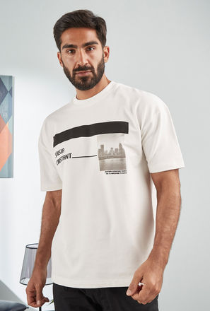 Graphic Print Oversized T-shirt-mxmen-clothing-tops-tshirts-0