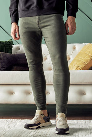 Plain Skinny Fit Jeans-mxmen-clothing-bottoms-jeans-skinny-0