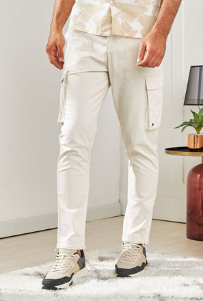 Plain Cargo Pants-mxmen-clothing-bottoms-pants-slim-2