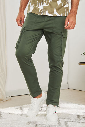 Plain Cargo Pants-mxmen-clothing-bottoms-pants-slim-1